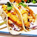 Breaded Snapper Fish Taco (SGD $18) @ Dallas Restaurant & Bar.