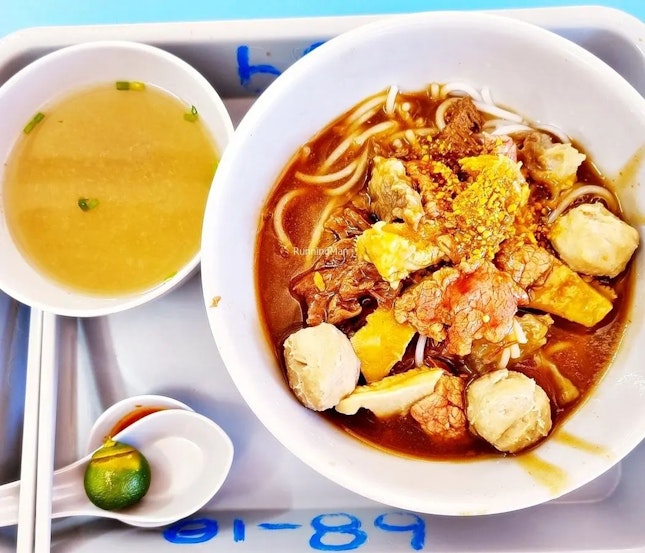 Beef Noodles (SGD $7) @ Kheng Fatt Hainanese Beef Noodles.