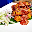 Grilled Chicken Skewers With Makko Teck Neo Signature Rendang Sauce (SGD $24) @ Tiger Street Lab.