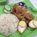 Chicken cutlet rice for dinner!