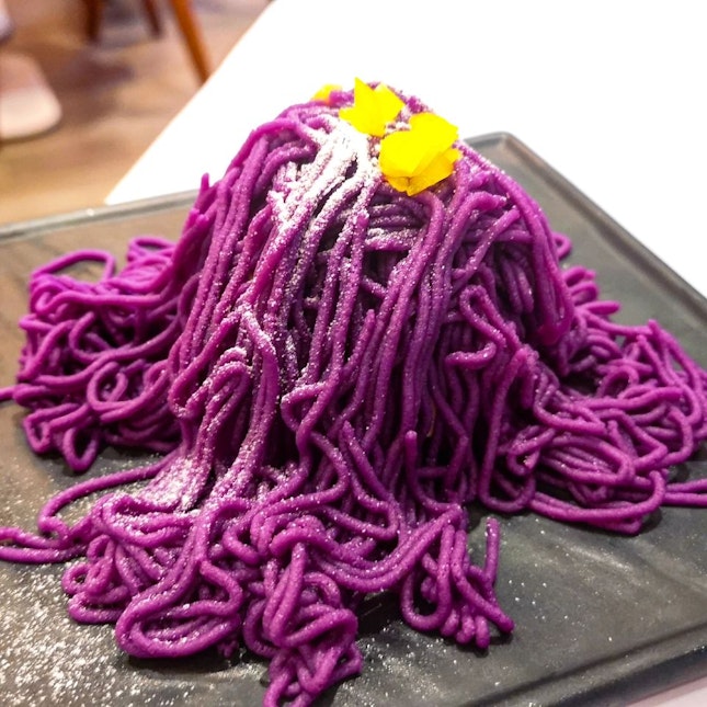 Purple Sweet Potato Mont Blanc ($13.90)