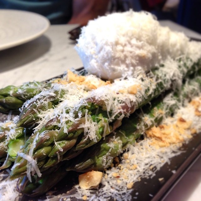 Asparagus salad #restaurant #singapore #food