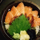 My salmon don at #shinkushiya #salmondon #salmon #burpple