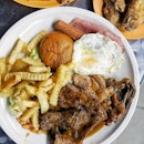 Mixed grill ($12.00) from Seletar western food.