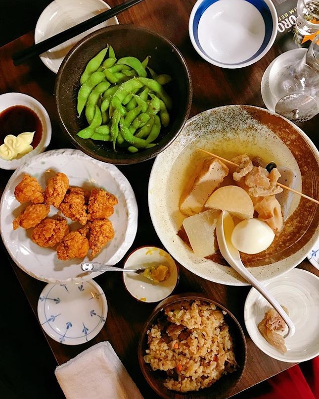 Jumping onto the boozy side of Japanese culture with these small, salty munchies — perfect for an entrée in a rowdy atmosphere where you can let loose and go wild.