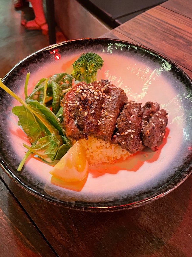 Steak Rice Bowl [$25++]