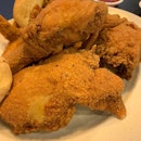 Chicken feast ~ crispy chicken and awesome finger licking.
