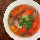 Tom Yum Goong Soup ($10.15+)