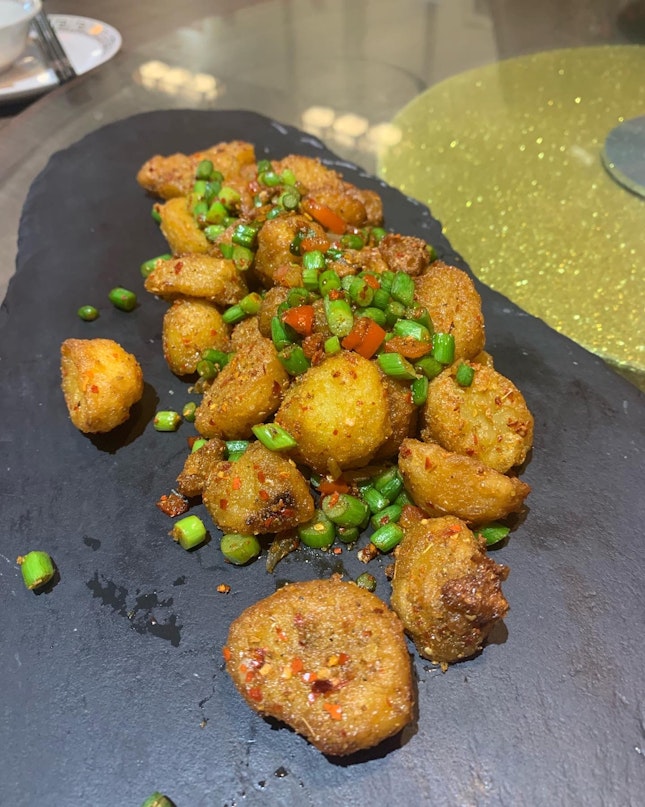 Fried Mini Potatoes ($12.80++)