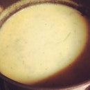Just Bamix-ed a pot of Cauliflower soup #yum ☺