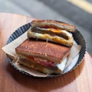 Beef Egg thick toast [170TWD]
.