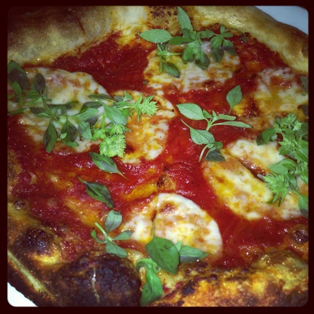 My favourite at Mozza - Margherita Pizza with Cheese, Tomato And Basil