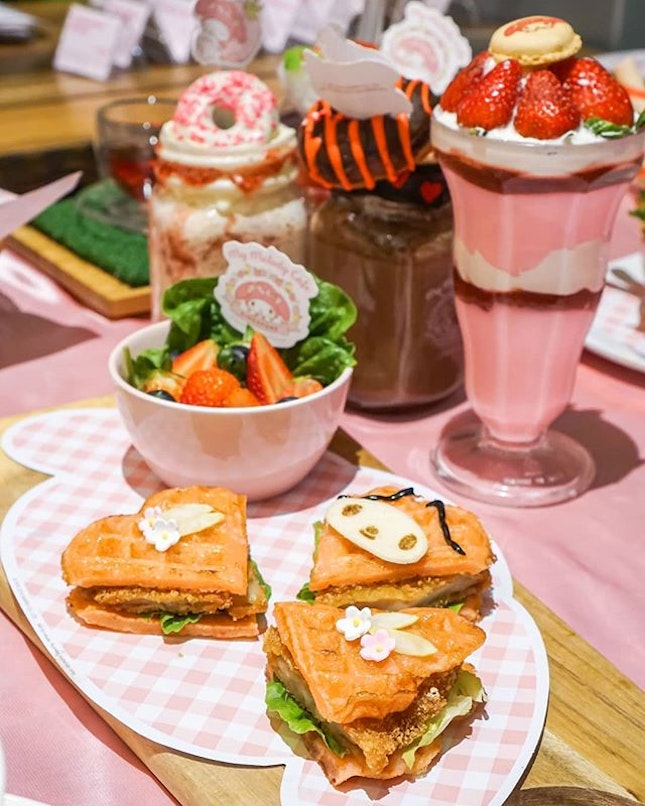[New] The My Melody Cafe is probably the most incredible pink-themed cafe that we have seen in Singapore to date.