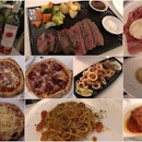 Ruffino Rose Rosatello ($59) - something easy & light for dear daughter’s first try on the day she turns ‘legal’ 😁
🥂
150g Burrata cheese with 24m aged San Daniele ham ($24) - our beloved antipasti 😘
🧀
Calamari ($26) - crispy deep fried but with slightly too much salt sprinkled
🦑
Prime Tomahawk Wagyu Beef ($262) - abt 1.8kg totally wowed all 13 of us - simply marvelously good 😋
🥩
Lasagna ($24), Porcini Mushroom Risotto ($28) & Crabmeat Linguine ($28) were great pasta for the forever hungry teenagers
🍝
Four Cheese ($26), Ham & Mushroom ($26) & Meat Lovers - ham, bacon, salame ($29) were stone baked pizza made in traditional napoletan style.