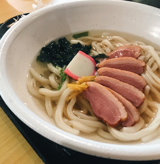 Smoked Duck Udon In Kyoto-Style Broth ($11.80)