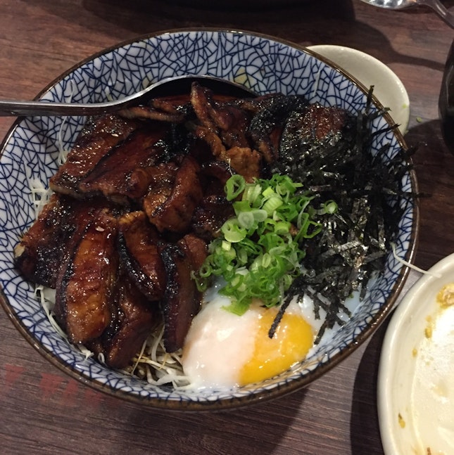 Pork With Onsen Egg