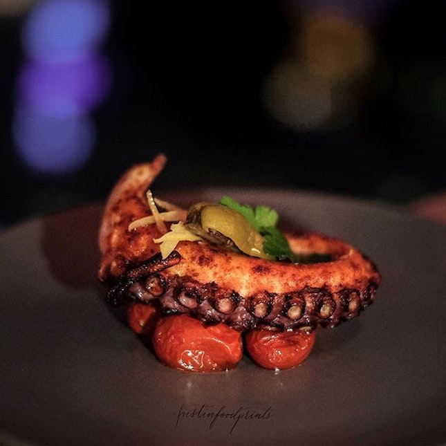 Chargrilled Spanish Octopus ($22++).