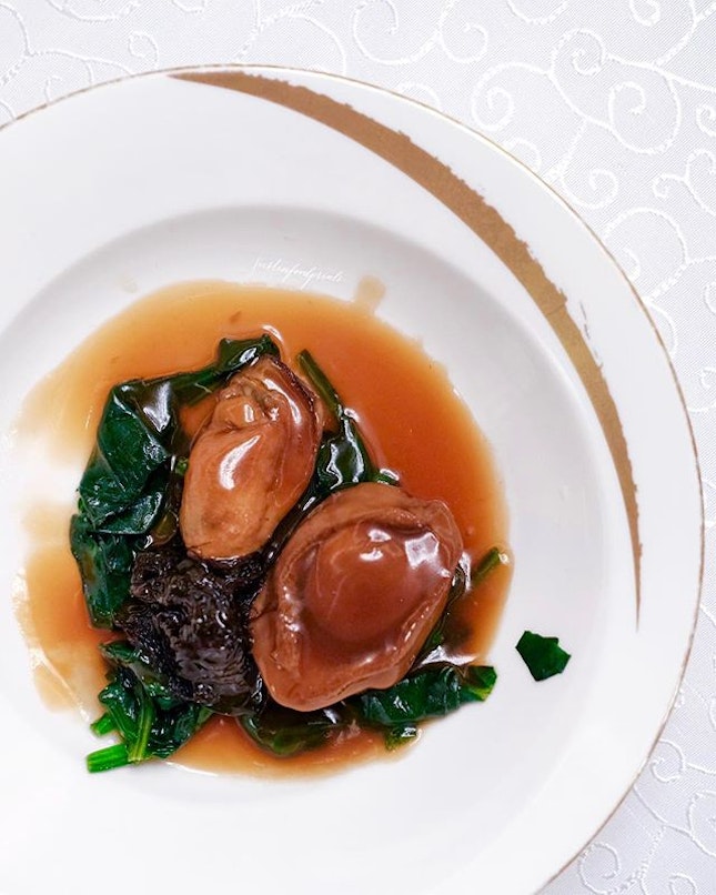 Braised Five-Head South African Abalone (included in $168++/pax CNY menu).