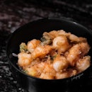 Kakiage with Rice (inclusive in tempura omakase lunch, omakase priced at $100++).