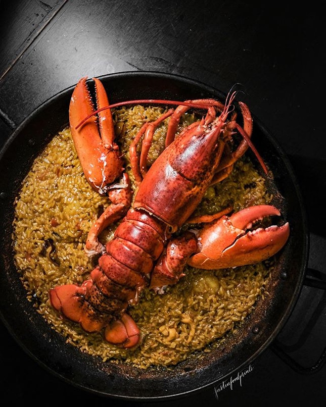 Lobster Paella ($89).