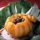 Japanese Fragrant Rice with Foie Gras (金盅鹅肝腊味蒸饭).