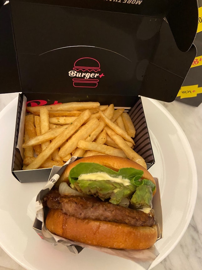 Bulgogi Burger with Avocado & Regular Fries
