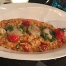 Hokkaido Scallop Risotto with Pink Sauce