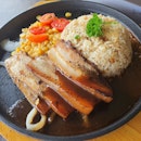Pork Belly Hotplate Rice