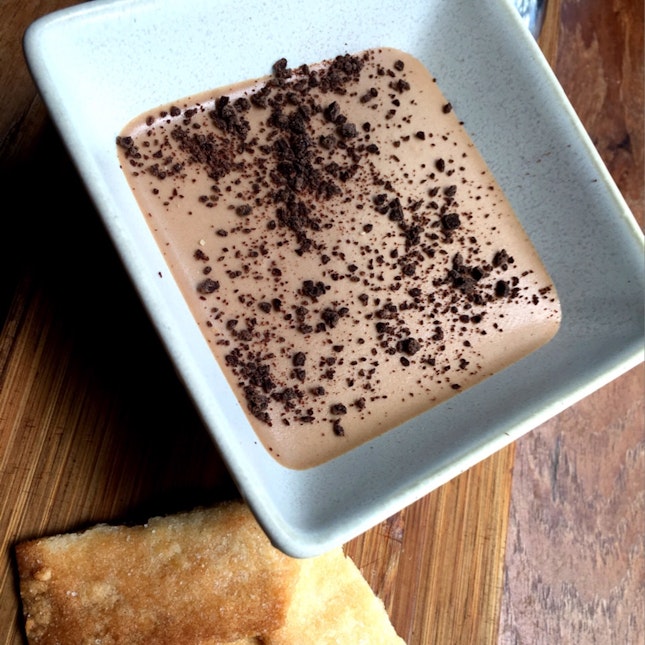 Chocolate Caramel Mousse, Vanilla Shortbread