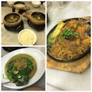 Frog Porridge + Mushroom Noodles And Vegetables