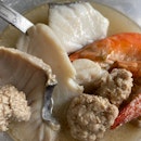 Spanish Mackerel Batang Seafood Soup