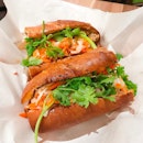 Sandwich Saigon @sandwich_saigon - Bánh Mì - Pork Meatball Sandwich (💵S$8 + Pâté S$1 + Egg Omelette S$1.80) 🥪
•
ACAMASEATS & GTK TIPS💮: Some day it’s the best Bánh Mì in town, I won’t deny that claim.