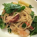 Chargrilled Seafood Spaghetti