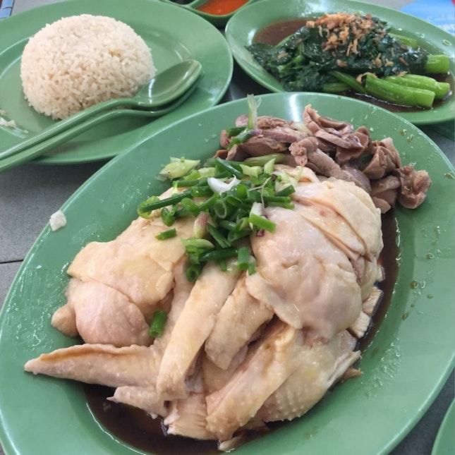 Traditional Cold White Chicken Rice