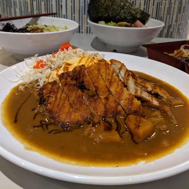 Curry Omellete Katsu Rice ($8.90)