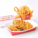 Crispy Chicken Value Meal with Twister Fries [S$8.70]・@McdSG’s new item is indeed what it describes - Crispy, Tender, Juicy (plus Spicy).