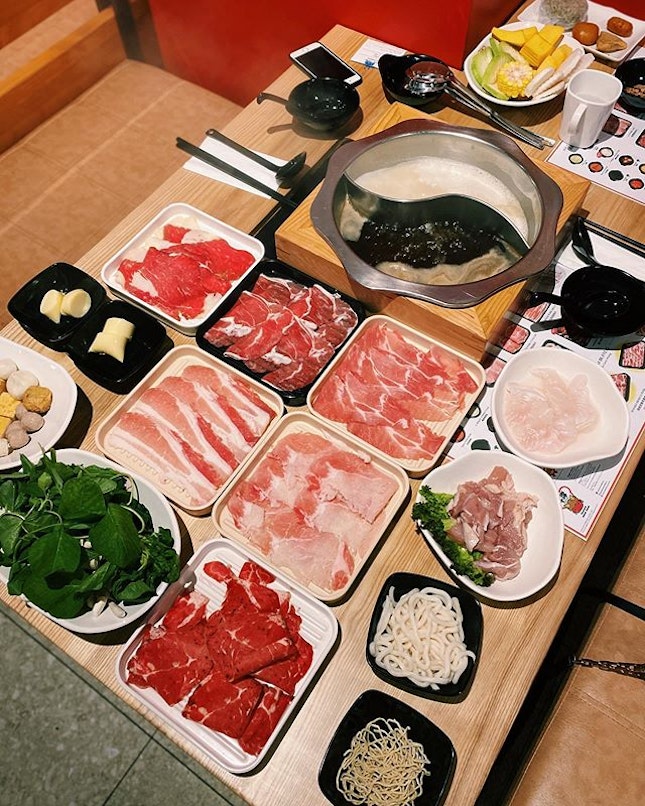 All-You-Can-Eat Shabu Shabu from Hong Kong that includes premium choices of Wagyu and Pork cuts from different region •

Japanese hot pot heaven with 10 soup selections to choose from to cook different high quality parts of paper thin slices of beef or pork, piece by piece - the idea of Shabu Shabu •

Lunch Buffet RM38.80 • Dinner Buffet RM48.80 • Single Plate Meat RM28.80 • Black Angus Beef Premium Buffet RM68.80 •

Additional RM3 on weekends and public holidays •

#wagyumore #shabushabu #premiumcuts #wagyumoremalaysia #burpple #burpplekl #gardensmall #sunwaypyramid #eatnowkl #buffet
