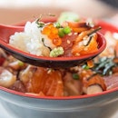 Boru Boru is a Japanese pop-up booth that serves Japanese rice bowls in a cafe!