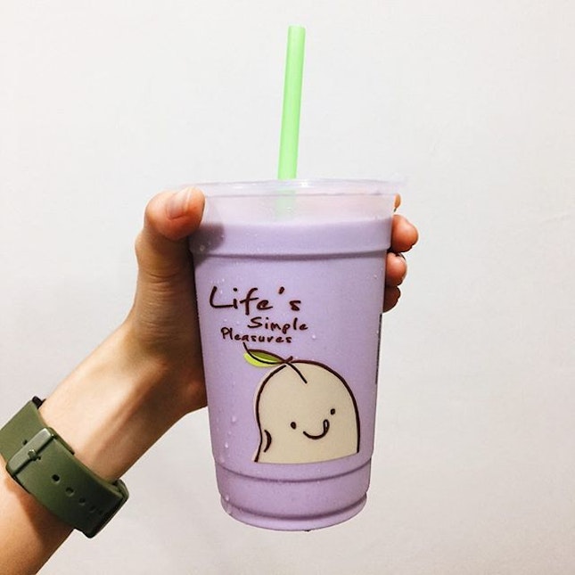 Pearly Taro Drink from Mr Bean - $2.80