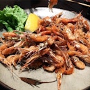 Deep fried river shrimp is the best!