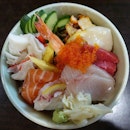 8🌟 / 10🌟 Yummy Chirashi Zushi Don @ AU $18.50 from Silver Sushi Japanese Dine in and Takeaway Restaurant