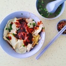 Simple pleasures are lunches at Tiong Bahru market with my favourite fishball mee pok ta.