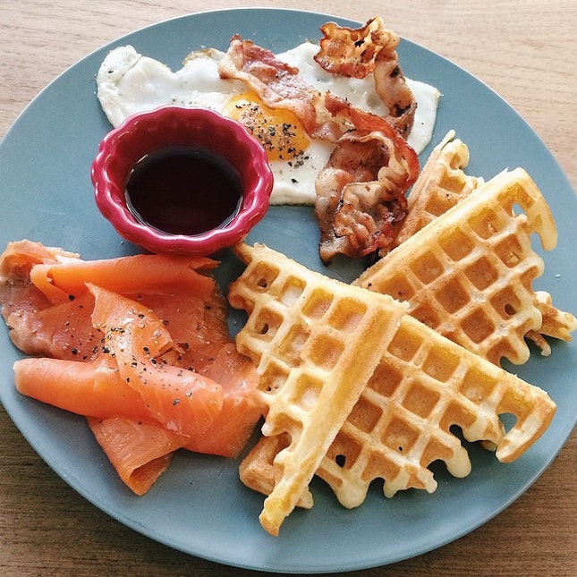 New kids on the block The Clueless Goat serves brunch fare, waffles and coffee.