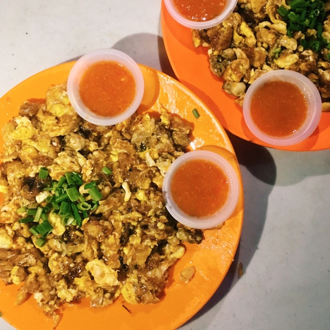 Savoury Fried Oyster Omelette