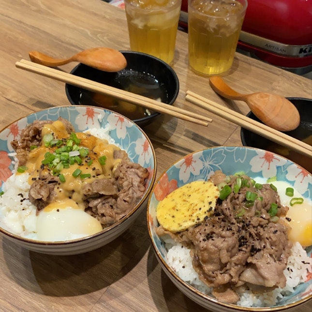 1-for-1 Angus Beef Donburi (Miso Mayo & Garlic Butter) With Ice Green Yes
