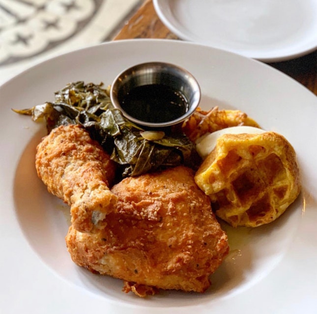 Southern Fried Chicken And Waffles