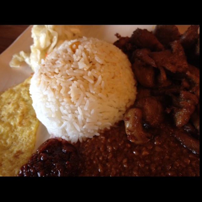 Satay With Rice at Foodcourt