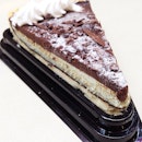 Oreo mint pie, a new addition to the menu with their mint milo.