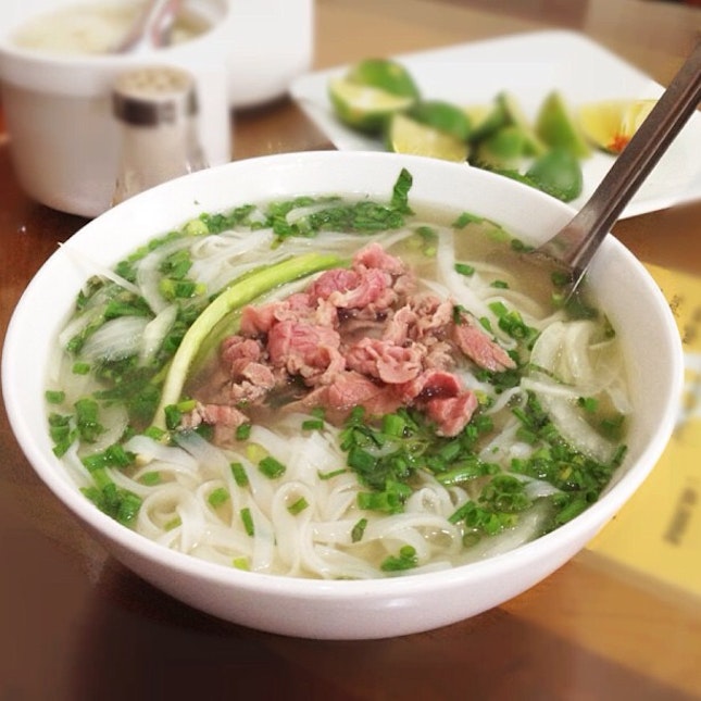 Supposedly the best beef pho in Hanoi.