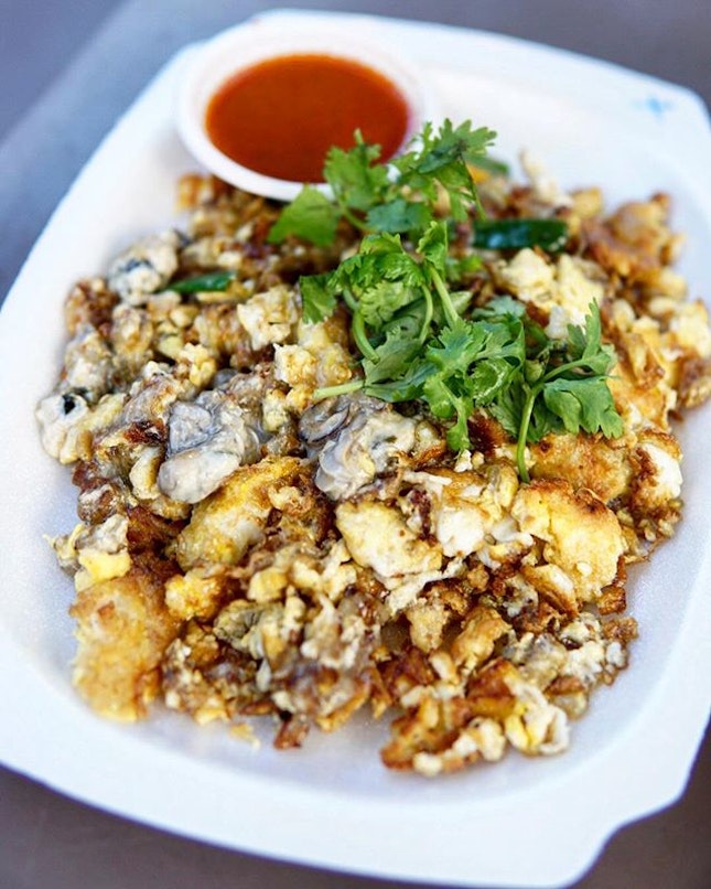 Oyster Omelette 
Finally, it’s the day we have been looking forward to..
